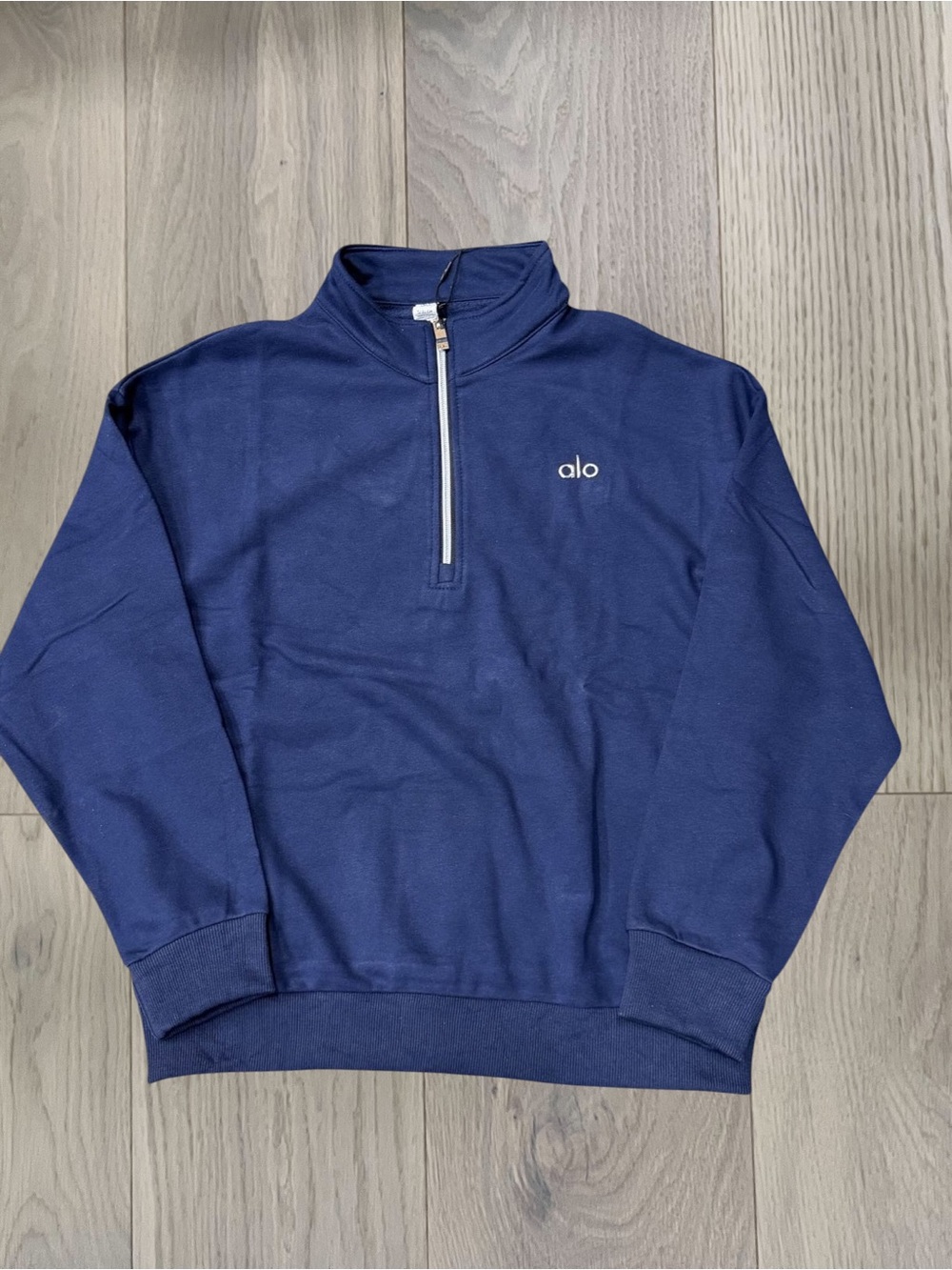 ALO Yoga Navy Quarter Zip